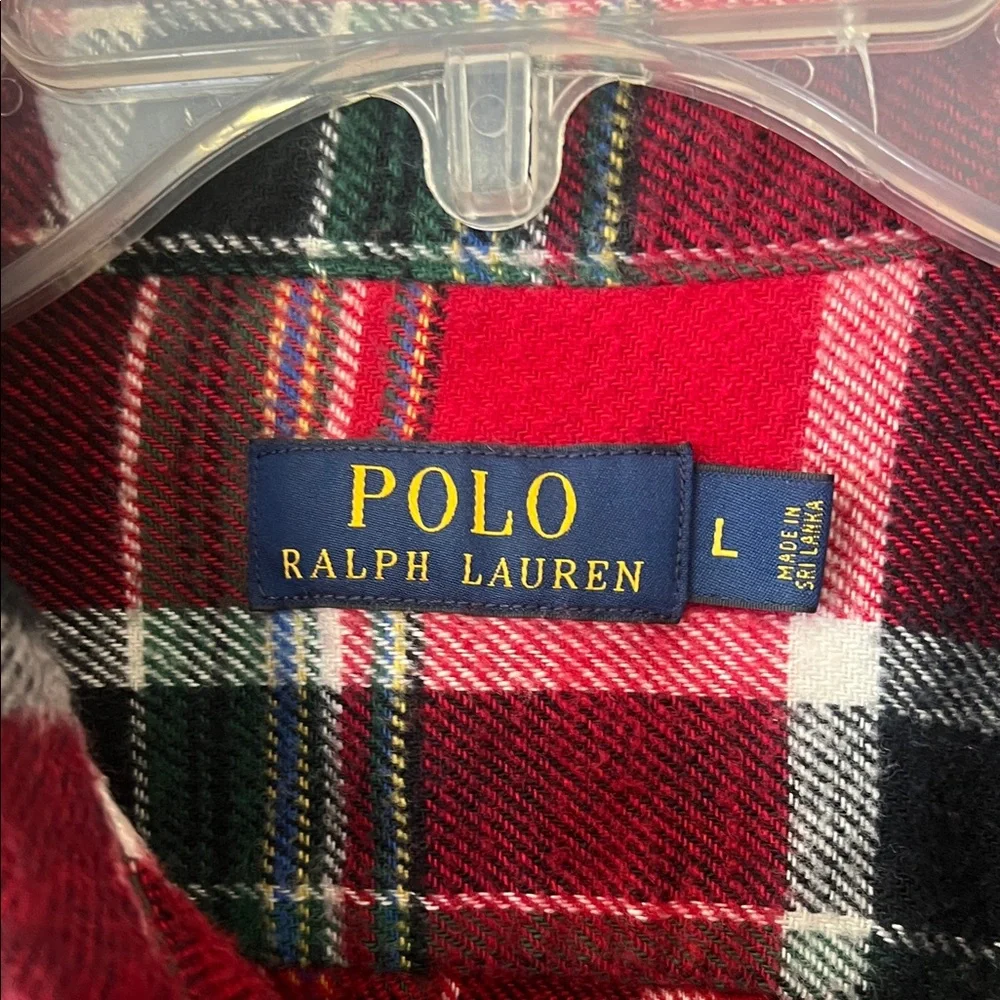 Polo by Ralph Lauren Men’s Red Plaid Shirt